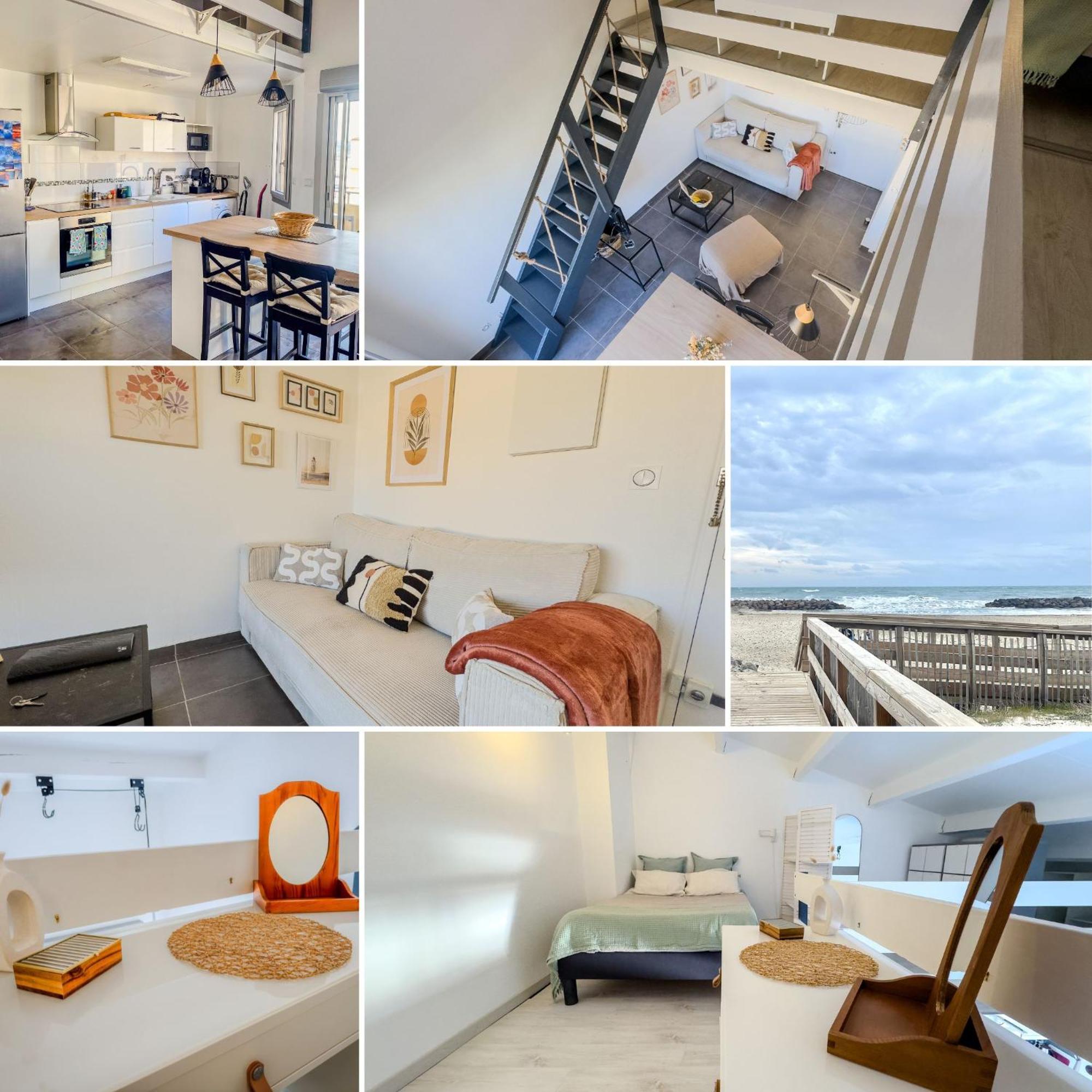 Appartement Le Vauban - 40M2 A Frontignan Plage - A 200M De La Plage - 15 Min De Sete 外观 照片